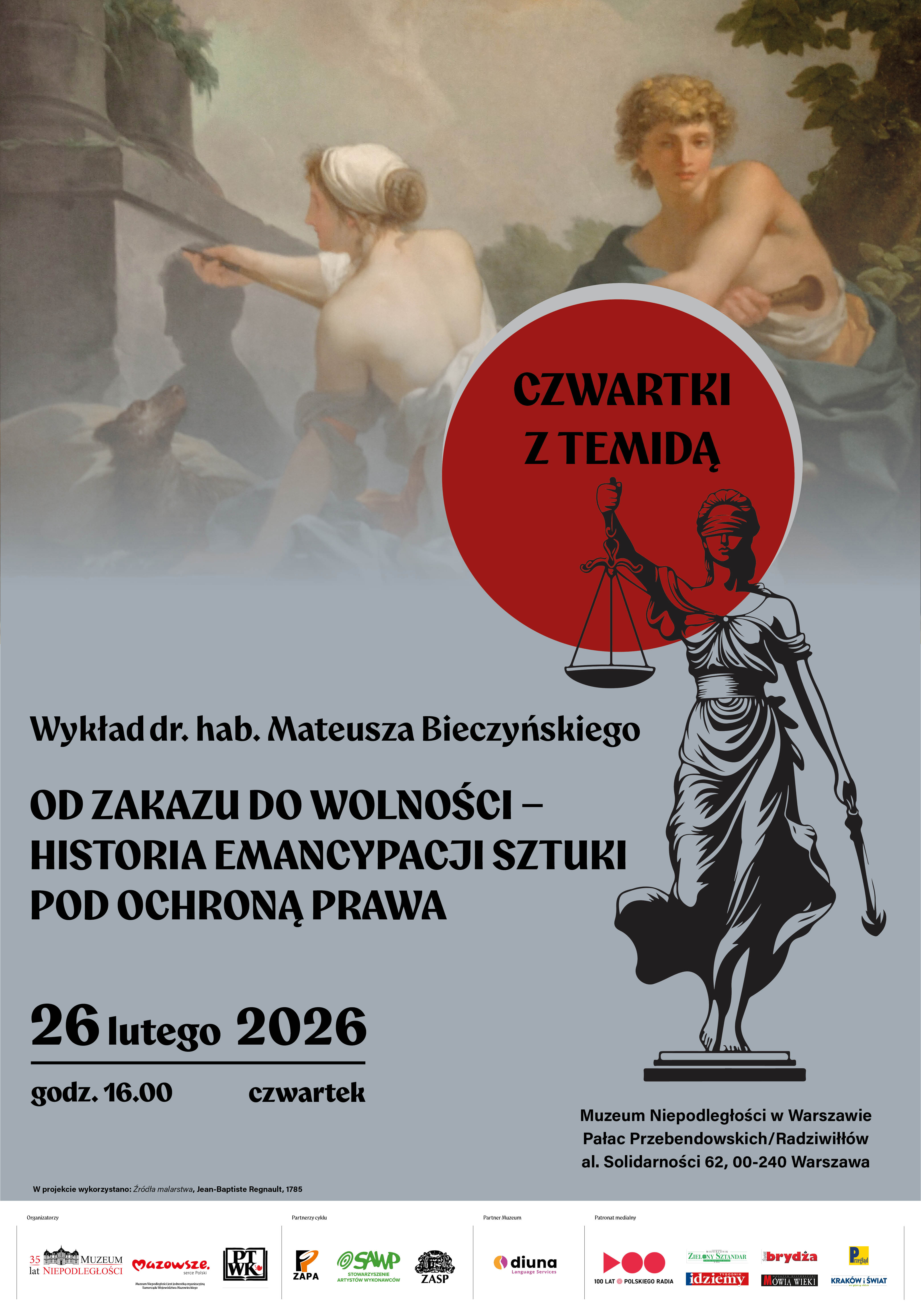 PTWK - Zaproszenie na kolejny "Czwartek z Temidą" - Spotkanie z prof. Mateuszem Bieczyńskim